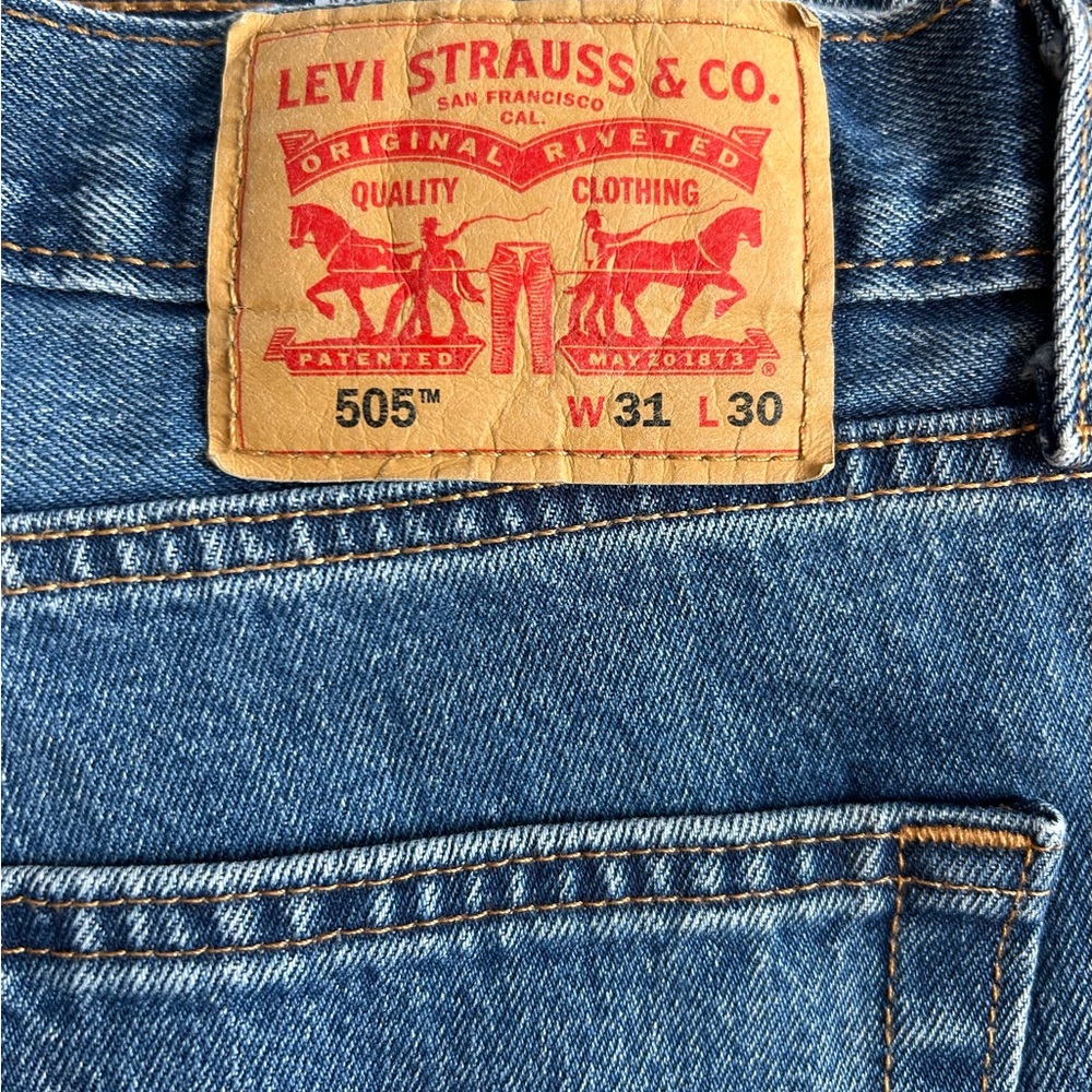 Levi’s Men’s 505 Regular Denim Jeans